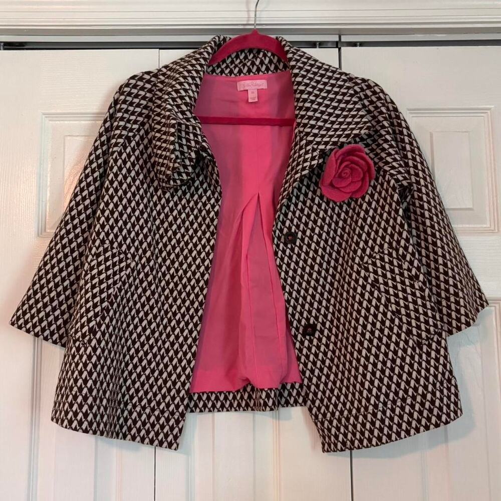 Vintage houndstooth coat